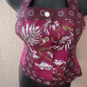 White House Black Market 2 Tank in Fuscia New